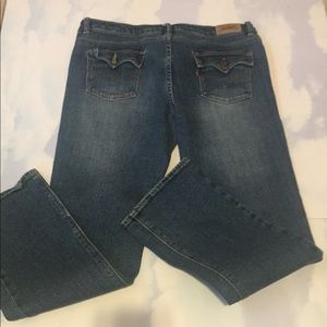 Levi's 5 pocket cropped denim